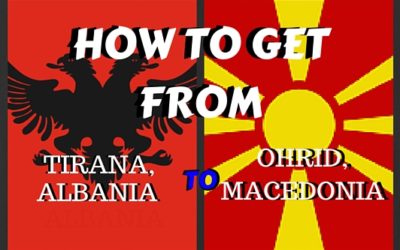 How to get from Tirana, Albania to Ohrid, Macedonia